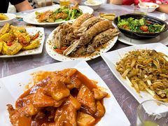 虾酱通菜-凤城康记饭店