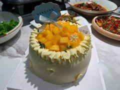 生椰芒芒-山与蓝·轻糖鲜果蛋糕(勒泰店)