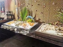 自助取餐区-美食汇·海鲜自助西餐厅·江门富力万达嘉华酒店