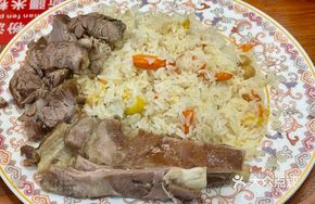 Lamb and Beef Double Ribs Pilaf