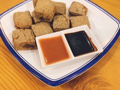 干炸臭豆腐-丁记盐蘸牛肉·新杭菜(河东路店)