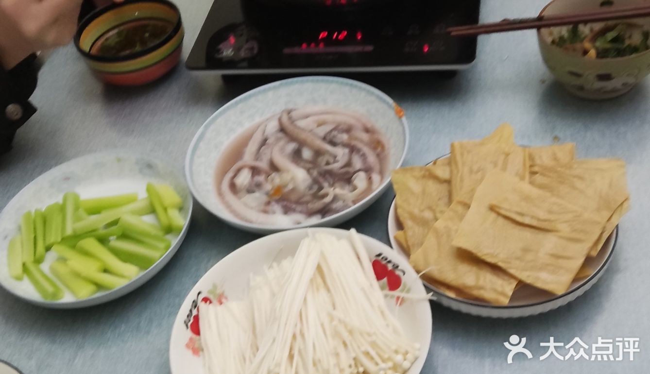 冬天的自制火锅！