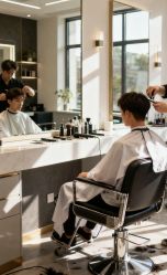 -一家只做男发烫染的店