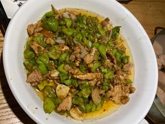 辣子炒土猪肉-滇铺子·云南特色菜·第九届野生菌美食节(东风东路c86店)