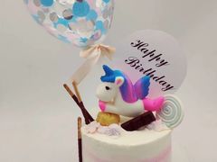-卡比儿童蛋糕·心意定制·低脂零卡糖动物奶油FancyBALLOON(滨海店)
