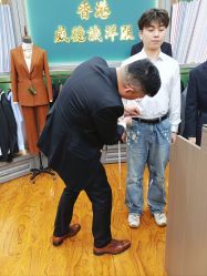 点击看大图 -香港威德诚洋服BESPOKE西服西装高级定制(上海湾一店)