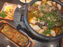 -探鱼·鲜青椒爽麻烤鱼(西南商都店)