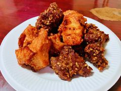 -老红桥炸灌肠牛肚锅烧烤(定福庄店)