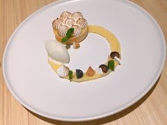 蛋白霜柠檬挞，香草冰淇淋-L'Arome芳芳法国餐厅(仙林金鹰店)