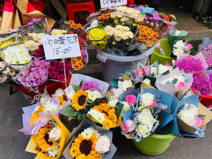 循礼门鲜花花市-"收藏了很久的花市,一直没机会去,这周特地.