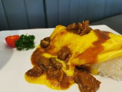 流金闪耀咖喱牛肉蛋包饭-必胜客(天鹅湖万达店)