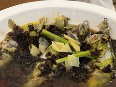 梅干菜蒸汪刺鱼-毛哥小馆子(百井坊巷店)