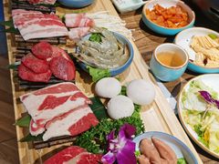 -明洞阿姨·韩式酱蟹烤肉·创意料理(三元桥店)