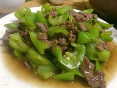 青椒炒牛肉-海口滨海新村143号海南老字号炒菜店