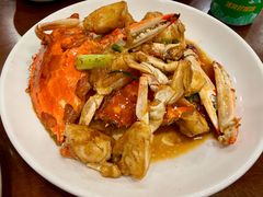 葱姜炒白蟹-红灯笼龙凤饭店(宁波老字号店)