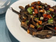 炝拌鹿茸菌-大连湾旭日·家宴·海肠捞饭(马栏广场店)