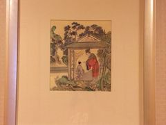 走廊工艺画注重中国特色-无锡日航饭店