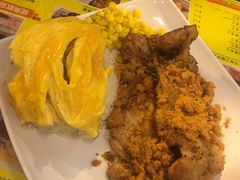 炭烤肉松鸡排饭-龙凤冰室