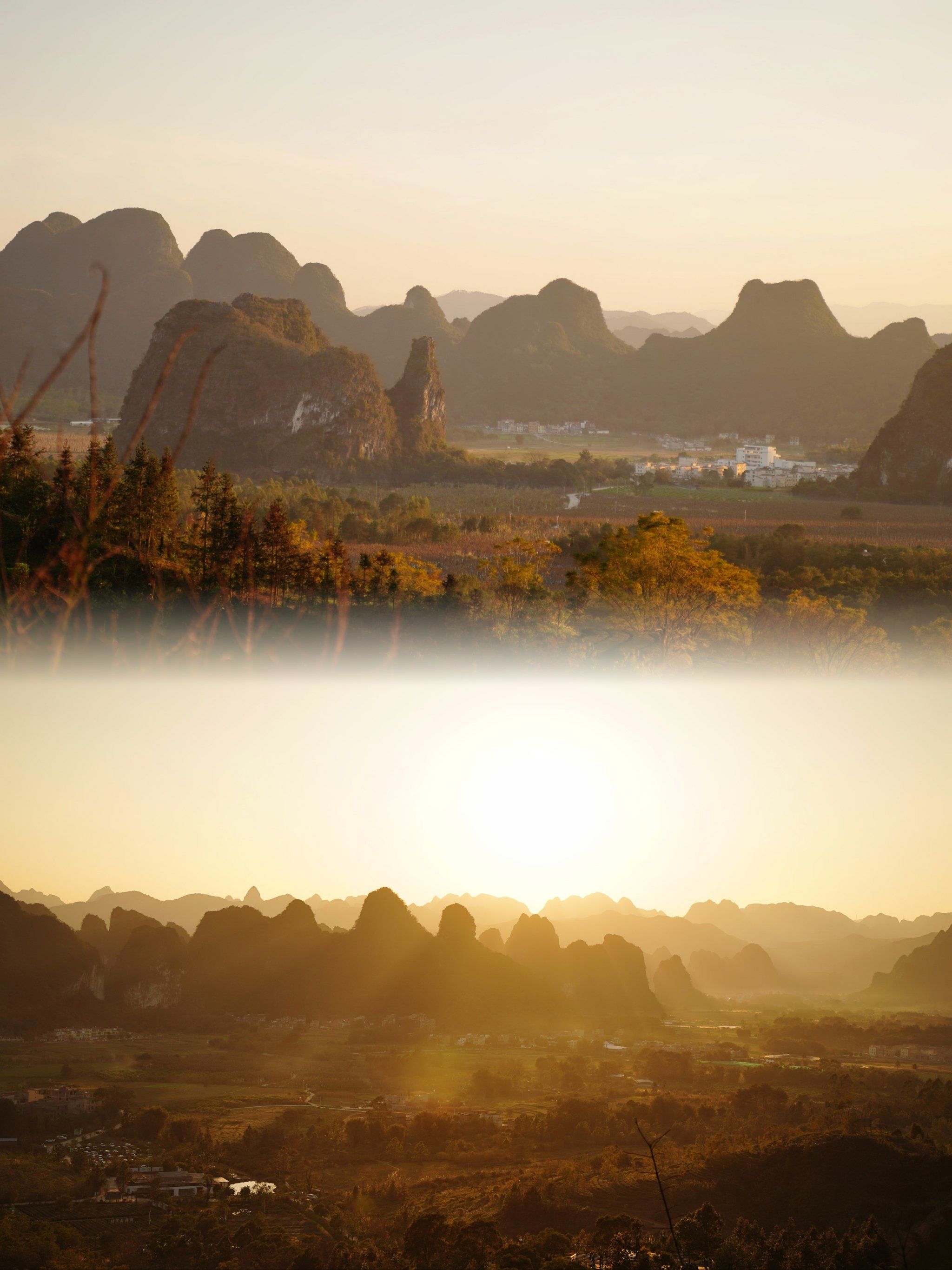 英西峰林,位于中国广东省英德市西部的九龙镇,是一