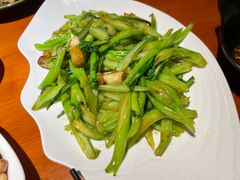猪油渣炒菜心-金穗园·砂锅粥.醉鸡煲火锅(长寿路店)
