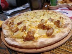 金枕榴莲拼菠萝烤鸡披萨-祖母的魔法厨房(印象城店)