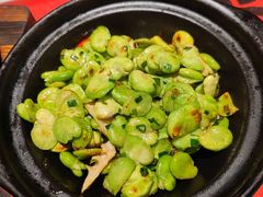 笋干炒蚕豆-恭喜上堓砂锅焗·海鲜大排档(闵行龙湖店)