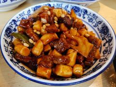 松子牛肉炒年糕-兔爸私家小厨(新北万达店)