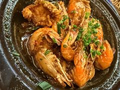 大头虾黑胡椒奶油焗-胡叨叨黄油砂锅焗海鲜(百家湖1912店 )