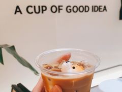 柴柴焦糖燕麦拿铁-Seesaw Coffee(上海虹桥天地店)