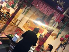 大堂-缘福乡村铁锅炖民宿(八达岭店)