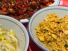 香醋炒土鸡蛋-荆九爷爆炒桥头三嫩(浙大店)