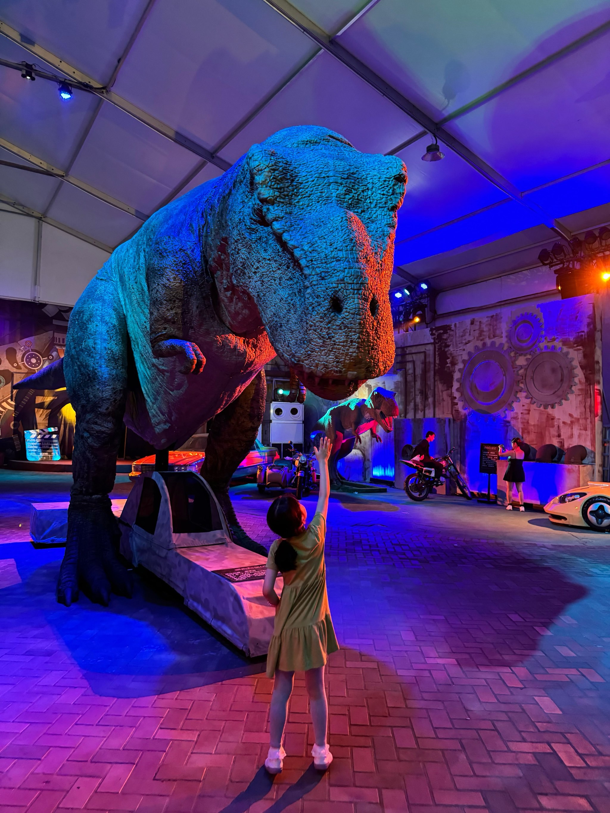 哪个小朋友能拒绝夏季恐龙园的夜公园呢.作