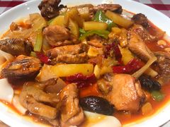 伊犁辣皮子烩大盘鸡-西贝莜面村(上海百联西郊店)