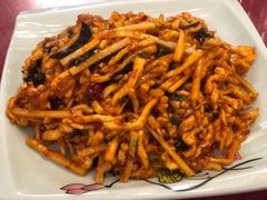 鱼香鸡丝-大眼锅贴水饺(河东店)