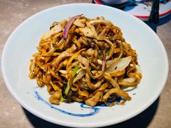 茶树菇炒面-新白鹿餐厅(金鹰新街口店)