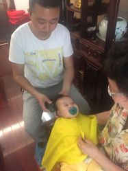 -龙文宝贝上门婴儿理发满月剃胎毛(总店)