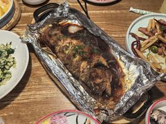 酱烤活鲈鱼-新白鹿餐厅(龙游路总店·杭帮菜名店)