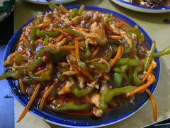 鱼香鸡丝-清真宏玉祥黄门脸餐厅(华荫东里店)
