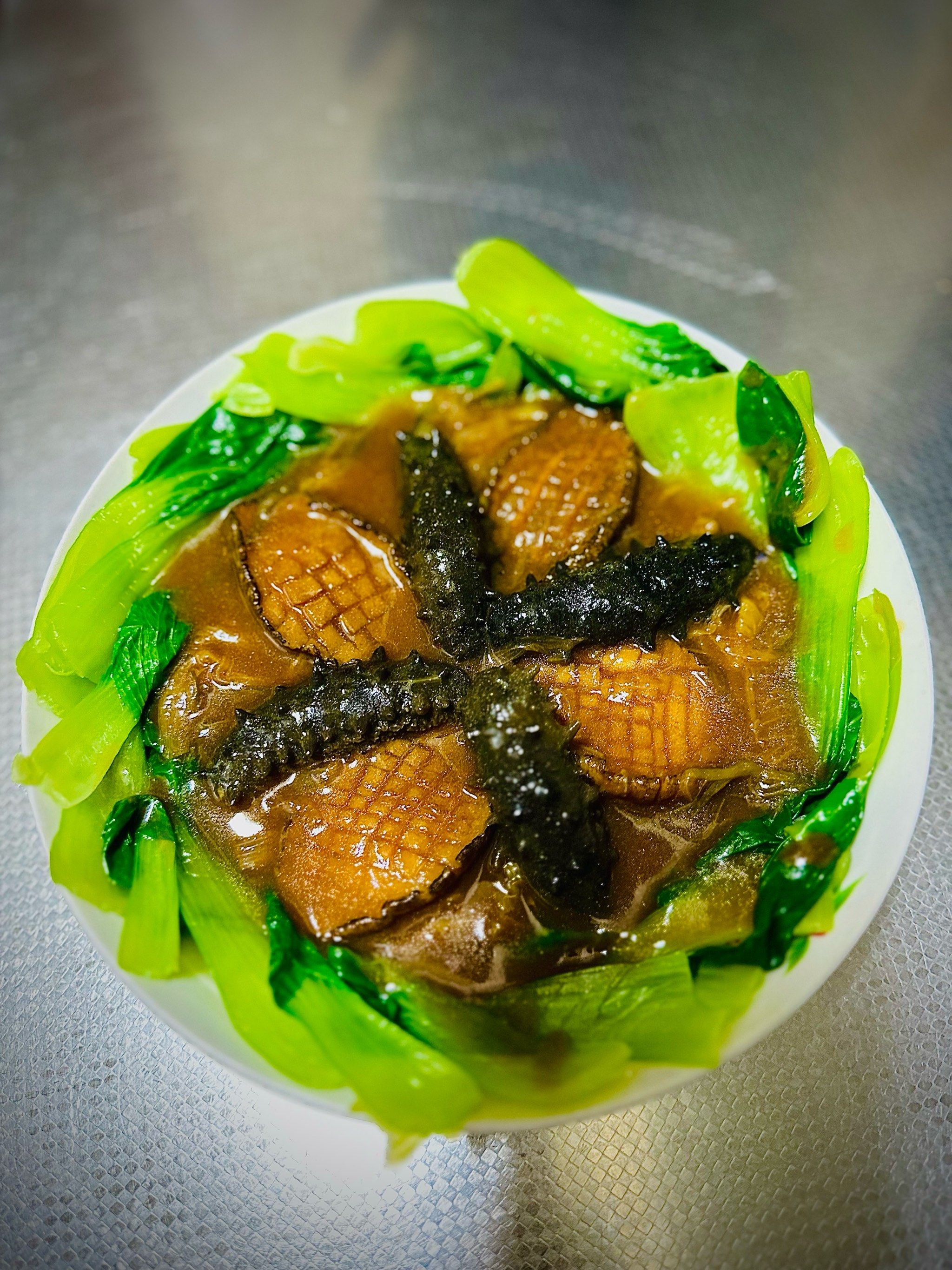 葱烧鲍鱼海参家庭简易版(师承dy老饭骨)