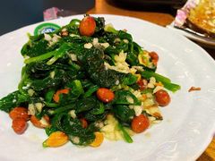 干果拌菠菜-河坝烧烤串城(银亭路店)
