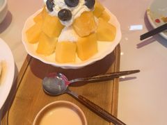 蓝莓芒果雪花冰-必点海鲜·海肠捞饭大王(滨江道店)