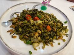 乡下菜苗炒河虾仔-东江渔村·古典园林·30年粤菜老字号(太和店)
