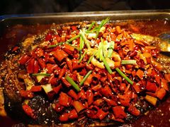 -探鱼·鲜青椒爽麻烤鱼(西南商都店)