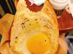 太阳蛋培根烤吐司-星巴克(北新泾店)