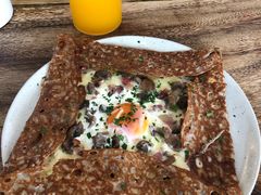 鸡蛋蘑菇熏肉荞麦可丽饼-RAC BAR(安福路店)