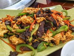 木耳炒鸡蛋-北京龙庆四季香农家饭庄·灶台鱼·碳烤虹鳟鱼(龙庆峡店)