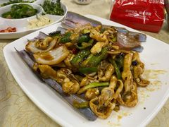 爆炒圣子肉-渔文乐农庄