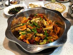 香辣鱿鱼虾-杨记大丰收鱼庄(国贸店)