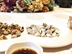 白灼血蚶拼苦螺-富黎华海鲜大酒楼(正大广场店)
