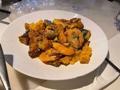 咸蛋黄南瓜甜玉米焗虾-港丽餐厅(高德置地店)